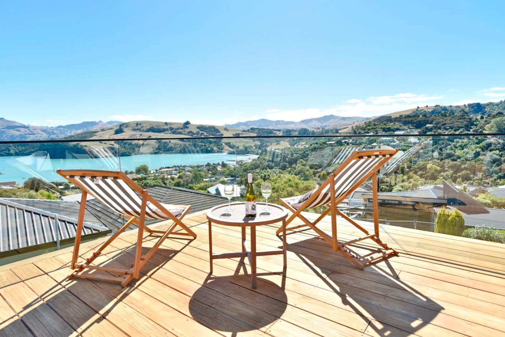 Akaroa Harbour View - Christchurch Holiday Homes エクステリア 写真