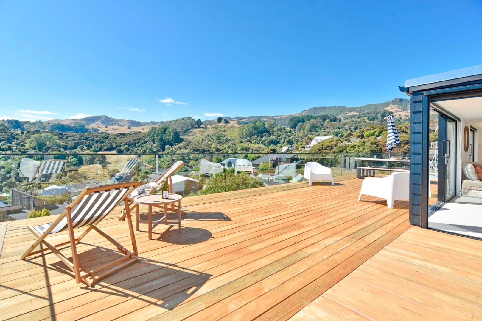 Akaroa Harbour View - Christchurch Holiday Homes エクステリア 写真